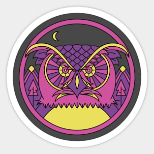 Mightnight Owl Sticker